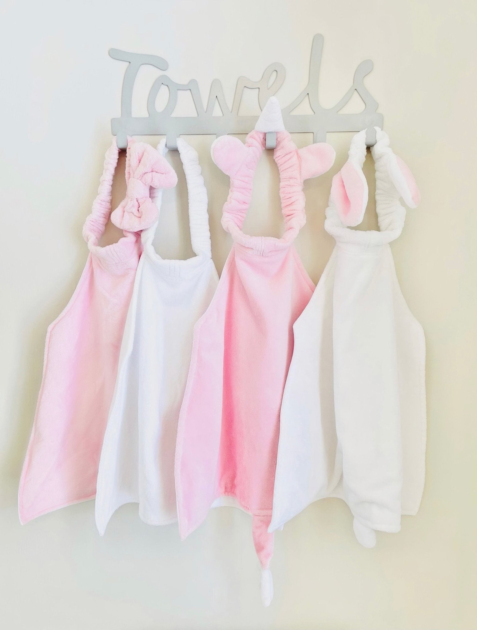 Towel Back Designs - Towel Back - A patented hair towel to air dry hair.