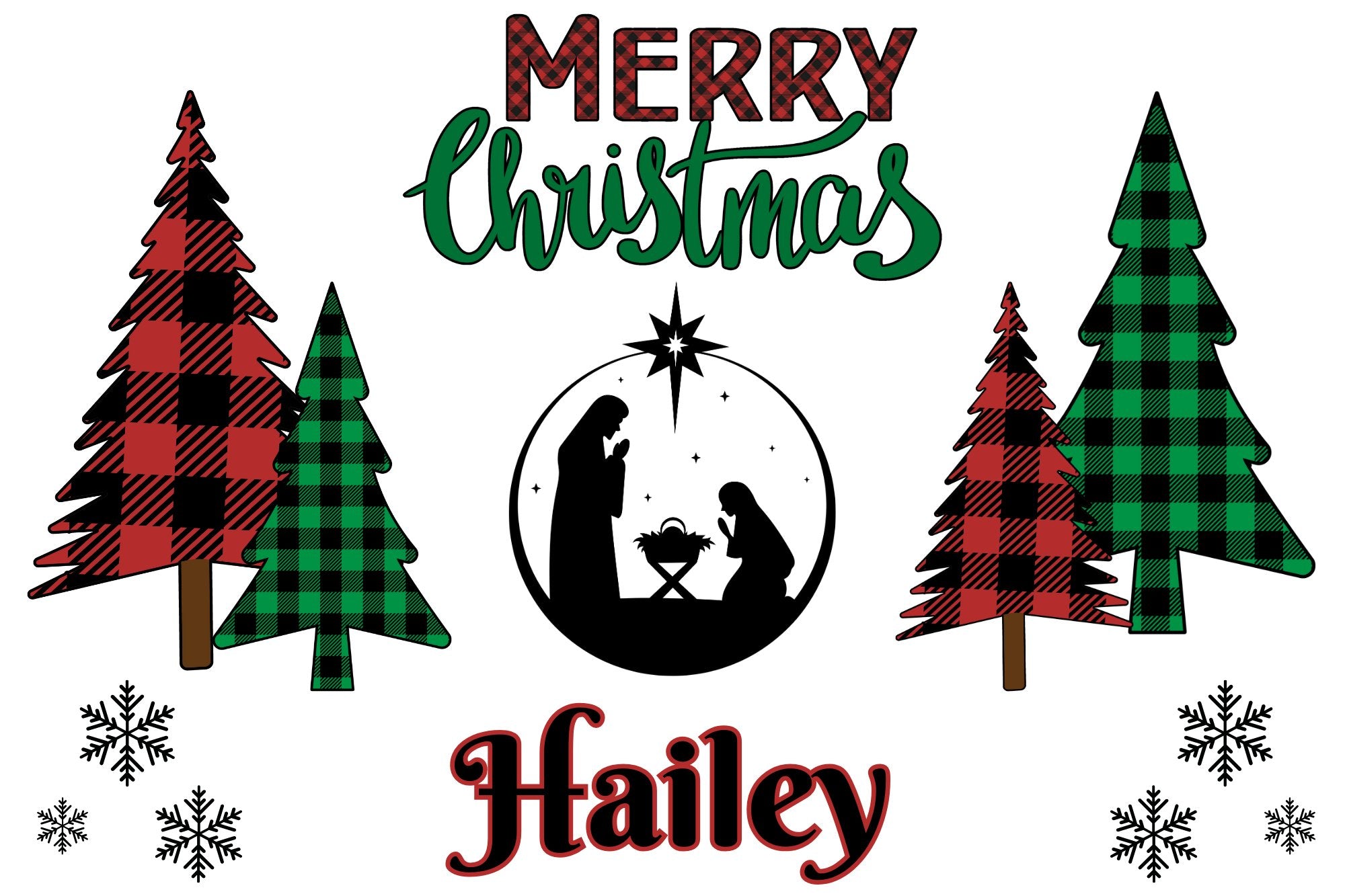 Christmas Image Options - Towel Back