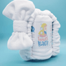Jada Bow White Microfiber Towel Back - Towel Back