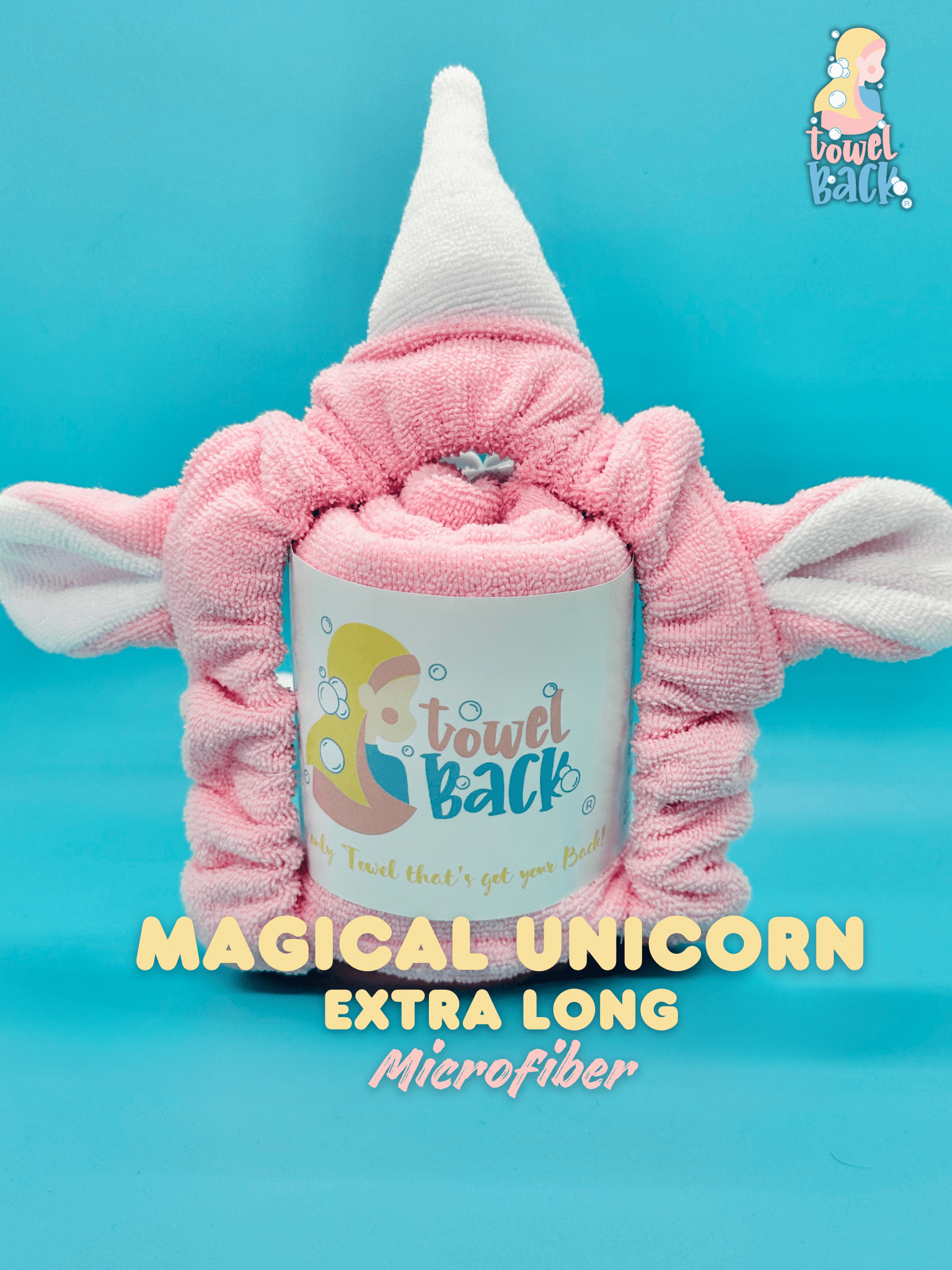 Magical Unicorn - Microfiber Collection - Towel Back