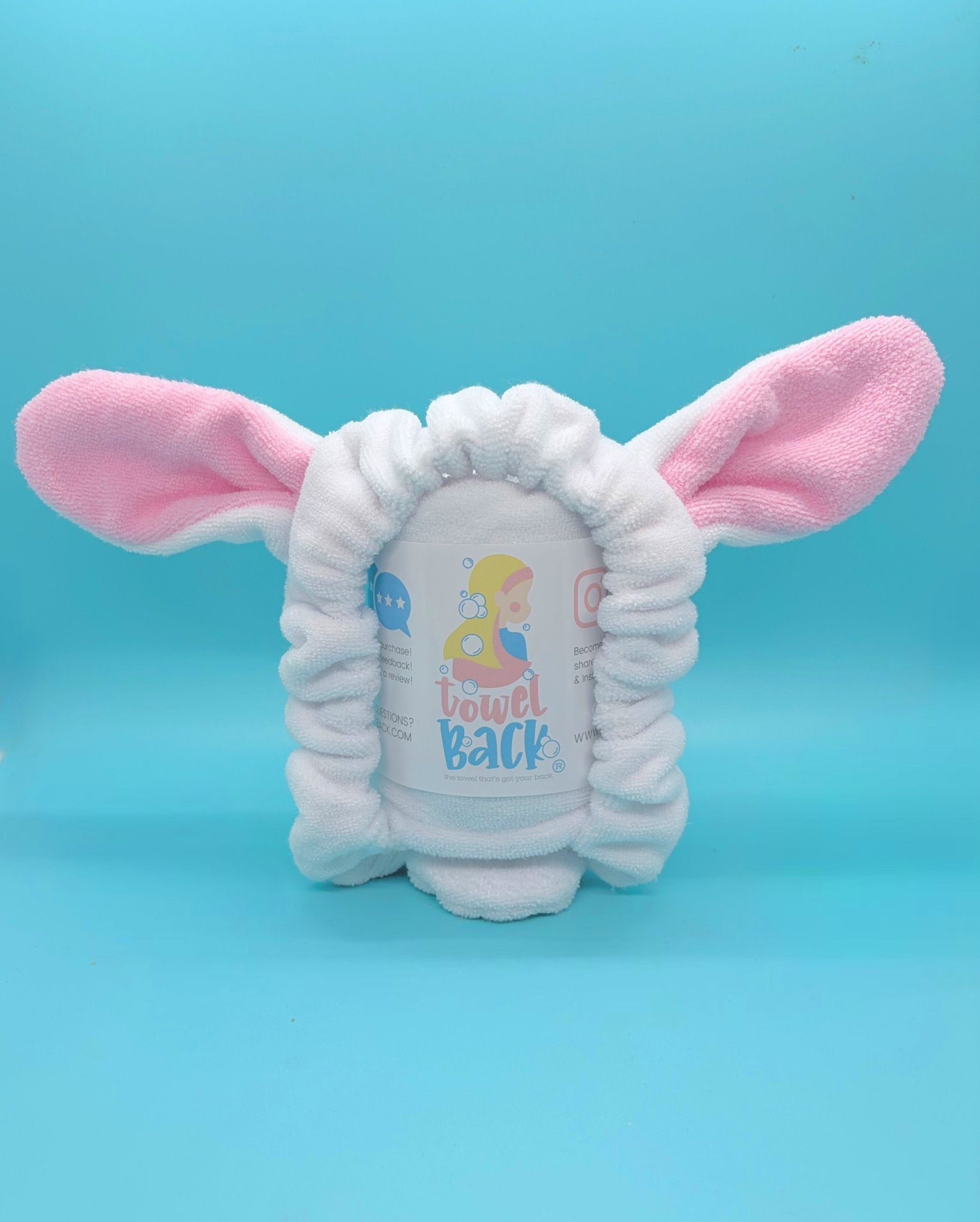 Snuggly Bunny Microfiber Towel Back - Towel Back