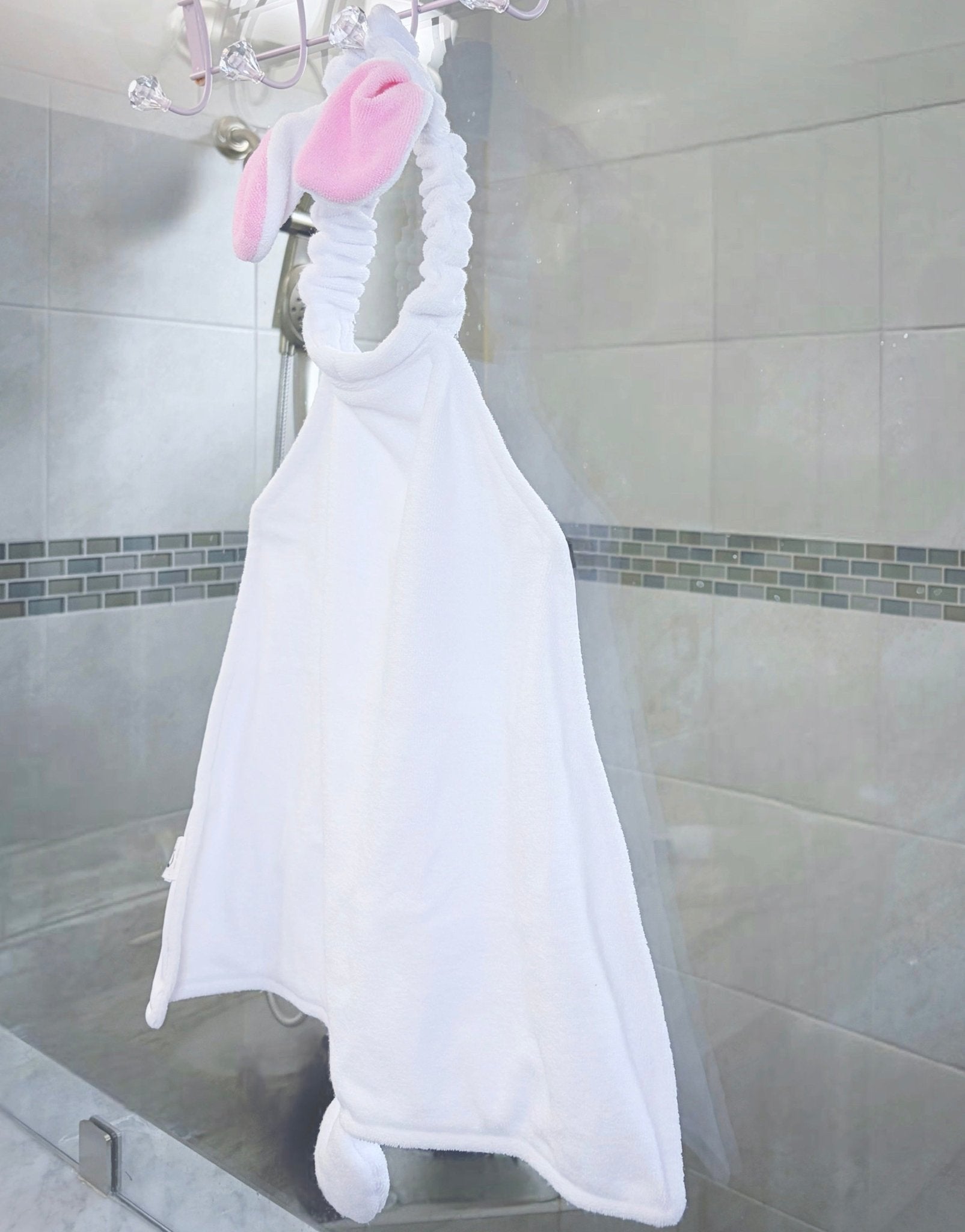 Snuggly Bunny Microfiber Towel Back - Towel Back